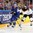 COLOGNE, GERMANY - MAY 6: Sweden's Gabriel Landeskog #92 skates with the puck while Germany's Marcus Kink #17 chases him down during preliminary round action at the 2017 IIHF Ice Hockey World Championship. (Photo by Andre Ringuette/HHOF-IIHF Images)

